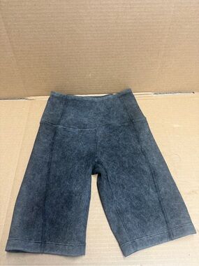 Zella Charcoal Gray High-Waist Ribbed Capris